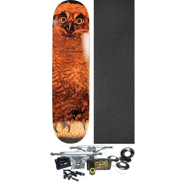 Jacuzzi Unlimited Skateboards Michael Pulizzi Hoo Orange Skateboard Deck EX7 - 8.375" x 32.1" - Complete Skateboard Bundle